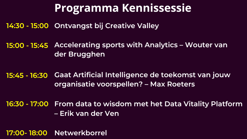Programma Kennissessie